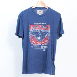 Polo Ralph Lauren Dry Goods Eagle Graphic NWOT Mens Cotton Crewneck T-Shirt, L